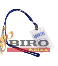 Ecuson vertical B1 64x108mm  cu șiret și clip, BUROMAX